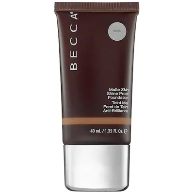 Shop Becca Ever-matte Shine Proof Foundation Mink 1.35 oz