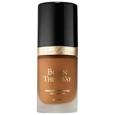 Shop Too Faced Born This Way Natural Finish Longwear Liquid Foundation Maple 1 oz/ 30 ml