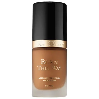 Shop Too Faced Born This Way Natural Finish Longwear Liquid Foundation Chestnut 1 oz/ 30 ml