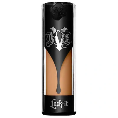 Shop Kat Von D Lock-it Full-coverage Long-wear Matte Liquid Foundation Medium 53 Warm 1 oz/ 30 ml