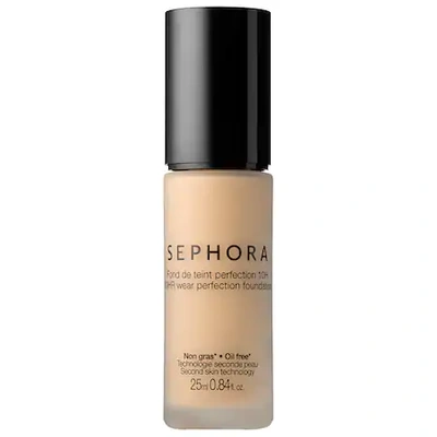 Shop Sephora Collection 10 Hour Wear Perfection Foundation 10 Light Ivory (n) 0.84 oz/ 25 ml