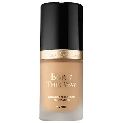 Shop Too Faced Born This Way Natural Finish Longwear Liquid Foundation Warm Nude 1 oz/ 30 ml