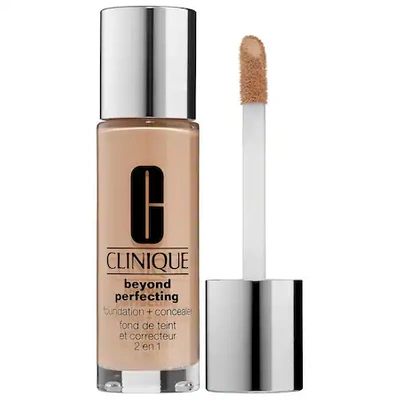 Shop Clinique Beyond Perfecting Foundation + Concealer Cn 18 Cream Whip 1 oz/ 30 ml
