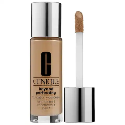 Shop Clinique Beyond Perfecting Foundation + Concealer Cn 40 Cream Chamois 1 oz/ 30 ml