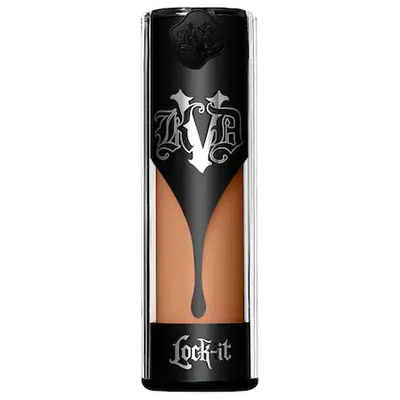 Shop Kat Von D Lock-it Full-coverage Long-wear Matte Liquid Foundation Medium 56 Neutral 1 oz/ 30 ml