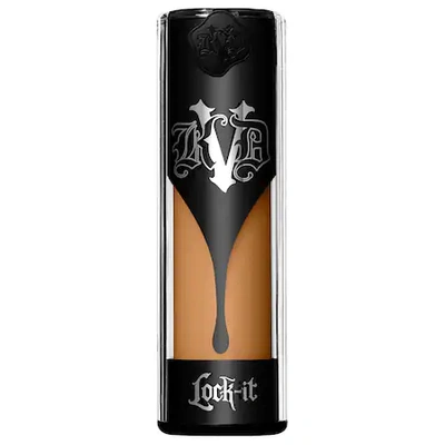 Shop Kat Von D Lock-it Full-coverage Long-wear Matte Liquid Foundation Medium 57 Warm 1 oz/ 30 ml