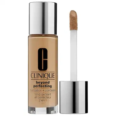 Shop Clinique Beyond Perfecting Foundation + Concealer 6.5 Buttermilk 1 oz/ 30 ml