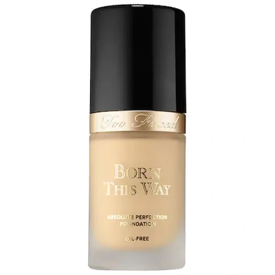 Too Faced Born This Way Natural Finish Longwear Liquid Foundation Ivory 1 oz/ 30 ml In Ivory
