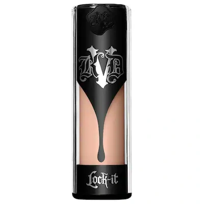 Shop Kat Von D Lock-it Full-coverage Long-wear Matte Liquid Foundation Light 44 Cool 1 oz/ 30 ml