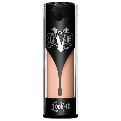 Shop Kat Von D Lock-it Full-coverage Long-wear Matte Liquid Foundation Light 46 Cool 1 oz/ 30 ml