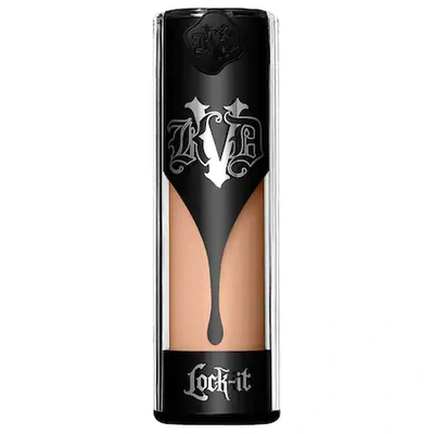 Shop Kat Von D Lock-it Full-coverage Long-wear Matte Liquid Foundation Light 48 Neutral 1 oz/ 30 ml