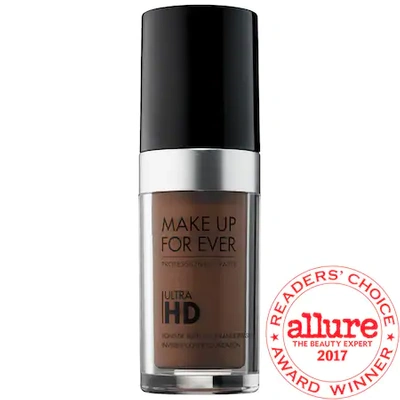 Shop Make Up For Ever Ultra Hd Invisible Cover Foundation R530 - Brown 1.01 oz/ 30 ml