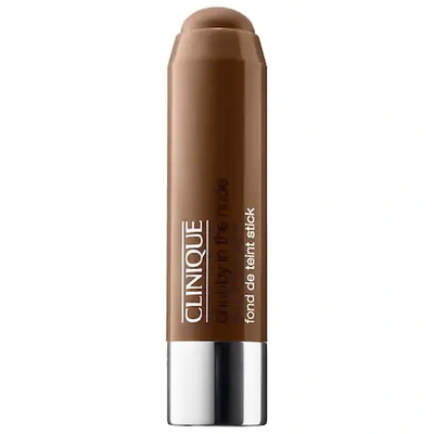 Shop Clinique Chubby In The Nude Foundation Stick Curviest Clove 0.21 oz