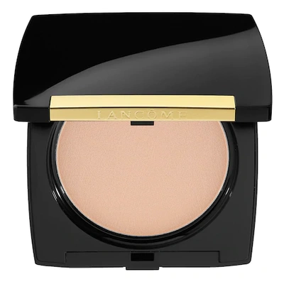 Shop Lancôme Dual Finish - Multi-tasking Longwear Powder Foundation Matte 100 Porcelelaine Delicate (c)