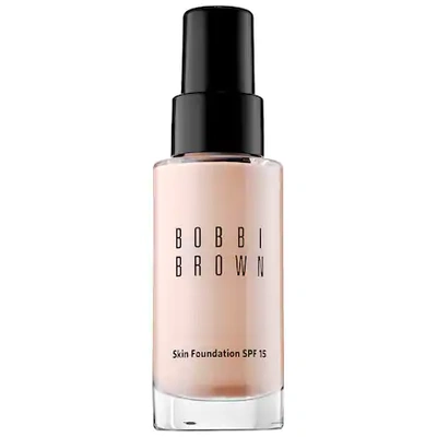 Shop Bobbi Brown Skin Foundation Spf 15 Ivory 0.75 1 oz/ 30 ml