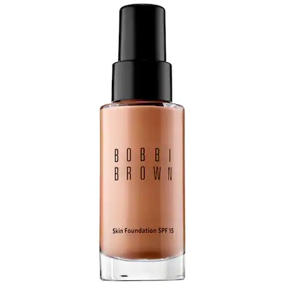 Shop Bobbi Brown Skin Foundation Spf 15 Golden Almond 6.75 1 oz/ 30 ml