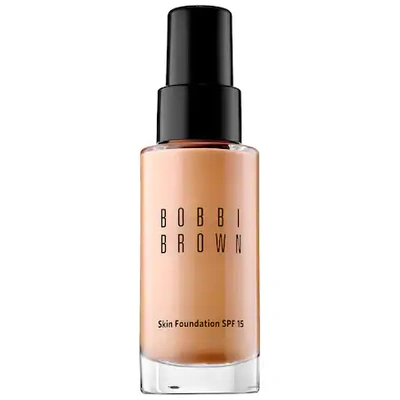 Shop Bobbi Brown Skin Foundation Spf 15 Golden Honey 5.75 1 oz/ 30 ml