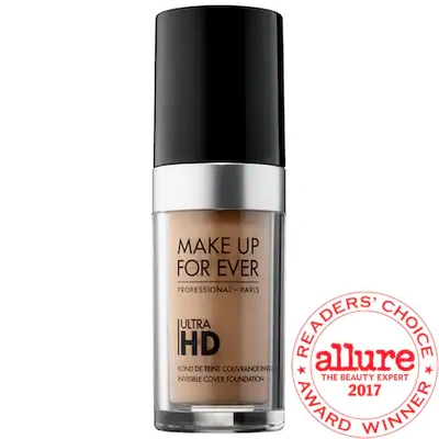 Shop Make Up For Ever Ultra Hd Invisible Cover Foundation Y335 - Dark Sand 1.01 oz/ 30 ml