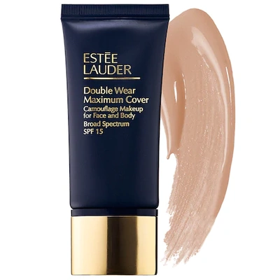 Shop Estée Lauder Double Wear Maximum Cover Camouflage Foundation For Face And Body Spf 15 3w1 Tawny 1 oz/ 30 ml
