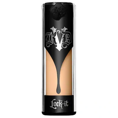 Shop Kat Von D Lock-it Full-coverage Long-wear Matte Liquid Foundation Light 45 Neutral 1 oz/ 30 ml
