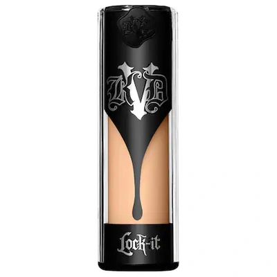 Shop Kat Von D Lock-it Full-coverage Long-wear Matte Liquid Foundation Light 45 Warm 1 oz/ 30 ml
