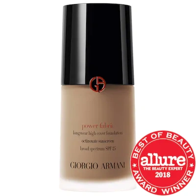 Shop Giorgio Armani Beauty Power Fabric Longwear High Cover Foundation Spf 25 9 1 oz/ 30 ml