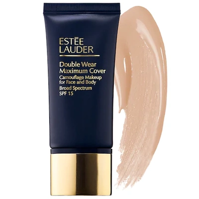 Shop Estée Lauder Double Wear Maximum Cover Camouflage Foundation For Face And Body Spf 15 2w2 Rattan 1 oz/ 30 ml