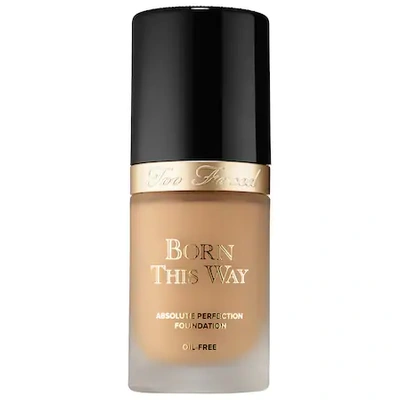 Shop Too Faced Born This Way Natural Finish Longwear Liquid Foundation Warm Beige 1 oz/ 30 ml