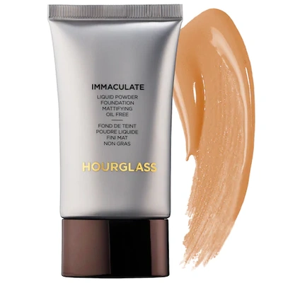 Shop Hourglass Immaculate® Liquid Powder Foundation Mattifying Oil Free Honey 1 oz/ 30 ml