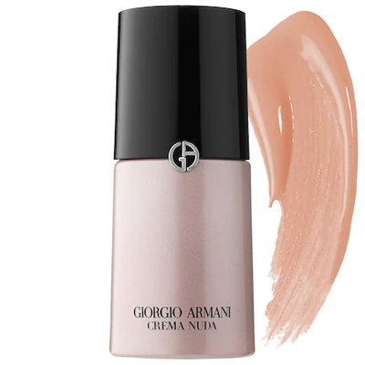 Shop Giorgio Armani Beauty Crema Nuda Supreme Glow Reviving Tinted Moisturizer 4 Medium Glow 1 oz/ 30 ml