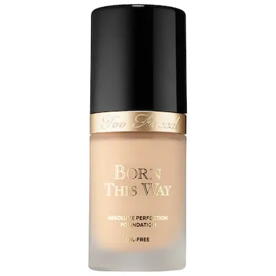 Too Faced Born This Way Natural Finish Longwear Liquid Foundation Almond 1 oz/ 30 ml In Almond