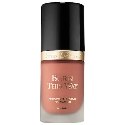 Too Faced Born This Way Natural Finish Longwear Liquid Foundation Hazelnut 1 oz/ 30 ml In Hazelnut
