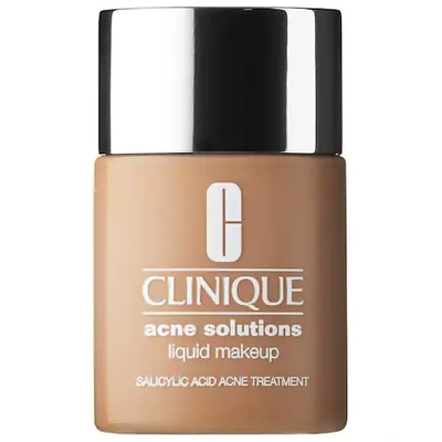 Shop Clinique Acne Solutions Liquid Makeup Foundation Fresh Deep Neutral 1.0 oz