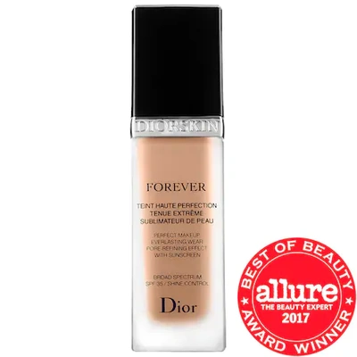 Shop Dior Skin Forever Perfect Foundation Broad Spectrum Spf 35 034 Almond Beige 1 oz/ 30 ml