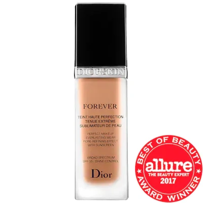 Shop Dior Skin Forever Perfect Foundation Broad Spectrum Spf 35 033 Amber Beige 1 oz/ 30 ml