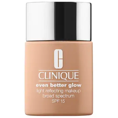 Shop Clinique Even Better&trade; Glow Light Reflecting Makeup Broad Spectrum Spf 15 Foundation Stone 1 oz/ 30 ml