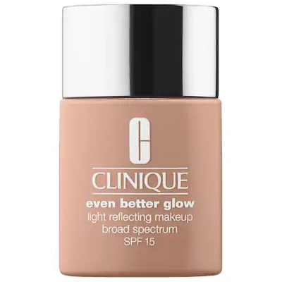 Shop Clinique Even Better&trade; Glow Light Reflecting Makeup Broad Spectrum Spf 15 Foundation Neutral 1 oz/ 30 ml