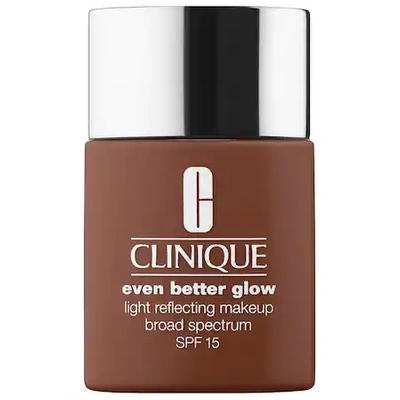 Shop Clinique Even Better Glow™ Light Reflecting Makeup Broad Spectrum Spf 15 Foundation Espresso 1 oz/ 30 ml