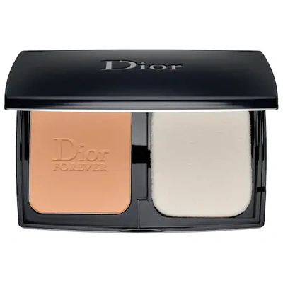 Shop Dior Skin Forever Perfect Matte Powder Foundation 040 Honey Beige .35 oz/ 9.9 G