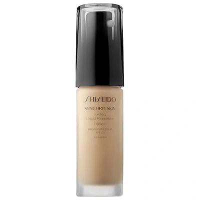 Shop Shiseido Synchro Skin Lasting Liquid Foundation Broad Spectrum Spf 20 Rose 3 1 oz