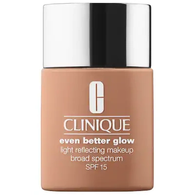 Shop Clinique Even Better&trade; Glow Light Reflecting Makeup Broad Spectrum Spf 15 Foundation Toasted Wheat 1 oz/