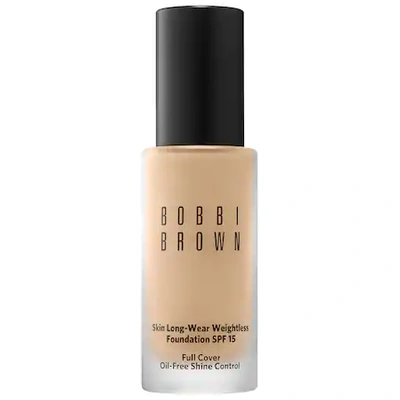 Shop Bobbi Brown Skin Long-wear Weightless Foundation Spf 15 Warm Sand (w-036) 1 oz/ 30 ml