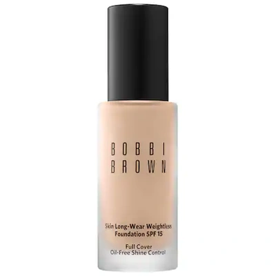 Shop Bobbi Brown Skin Long-wear Weightless Foundation Spf 15 Warm Ivory (w-026) 1 oz/ 30 ml
