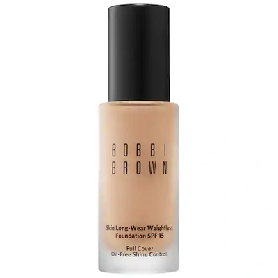 Shop Bobbi Brown Skin Long-wear Weightless Liquid Foundation With Broad Spectrum Spf 15 Sunscreen Natural Tan (n-054)