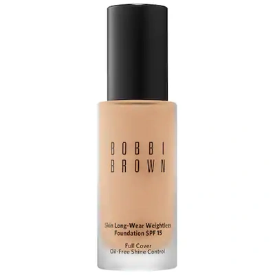 Shop Bobbi Brown Skin Long-wear Weightless Foundation Spf 15 Golden Natural (w-058) 1 oz/ 30 ml