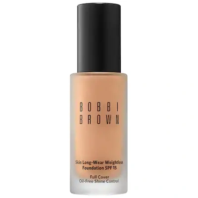 Shop Bobbi Brown Skin Long-wear Weightless Foundation Spf 15 Golden Honey (w-068) 1 oz/ 30 ml