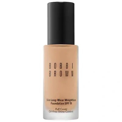 Shop Bobbi Brown Skin Long-wear Weightless Foundation Spf 15 Warm Natural (w-056) 1 oz/ 30 ml