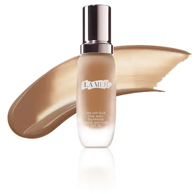 Shop La Mer The Soft Fluid Long Wear Foundation Spf 20 440 Amber - Deep Skin With Warm Undertone 1 oz/ 30 ml