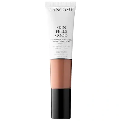 Shop Lancôme Skin Feels Good Tinted Moisturizer With Spf 23 12w Sunny Amber 1.08 oz/ 32 ml