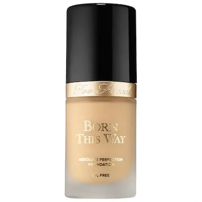 Shop Too Faced Born This Way Natural Finish Longwear Liquid Foundation Vanilla 1 oz/ 30 ml